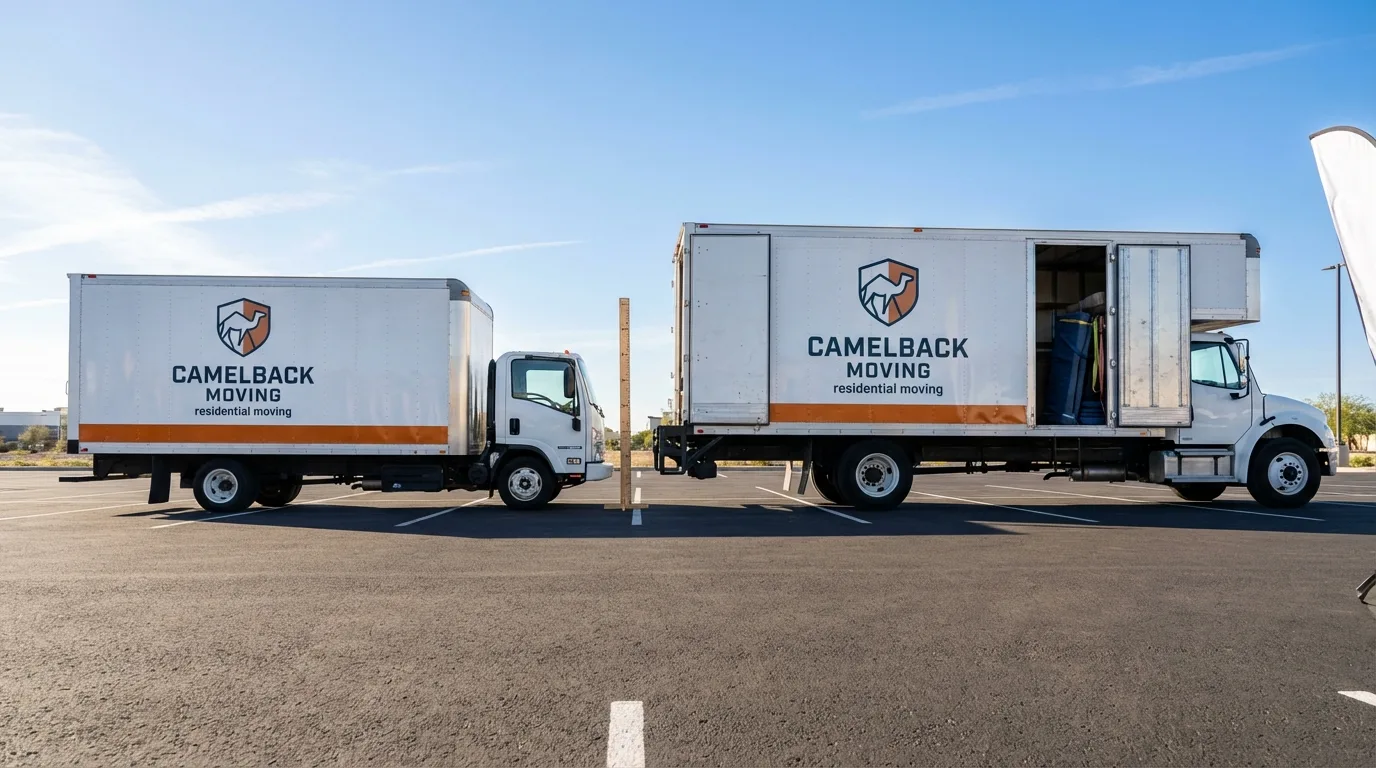 Moving truck size capacity guide in West New York